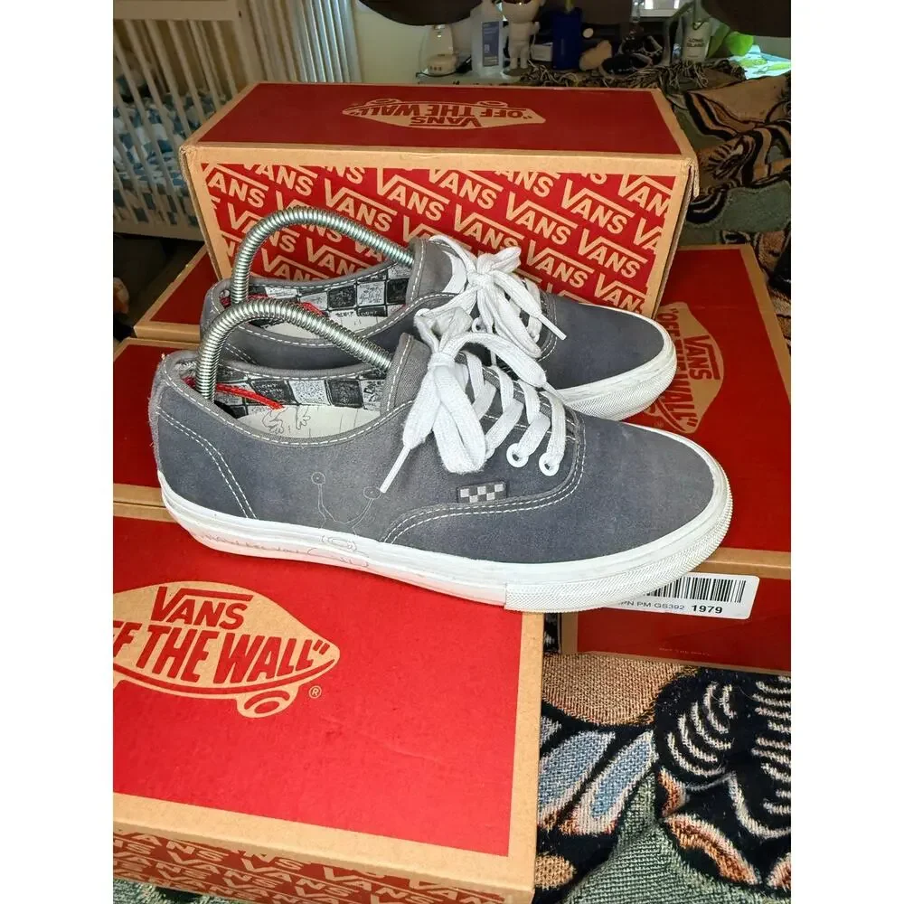 Gently Worn Vans x Daniel Johnston Collab Skate Authentics Men 8/Women 9.5
